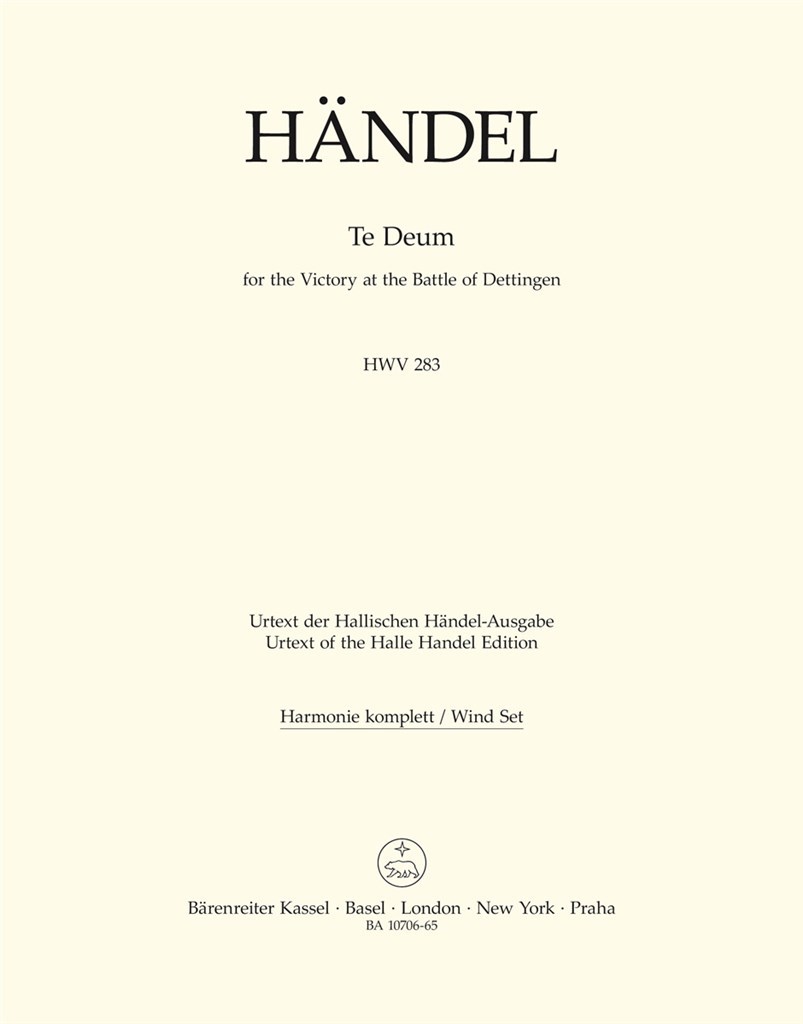 Te Deum for the Victory at the Battle of Dettingen